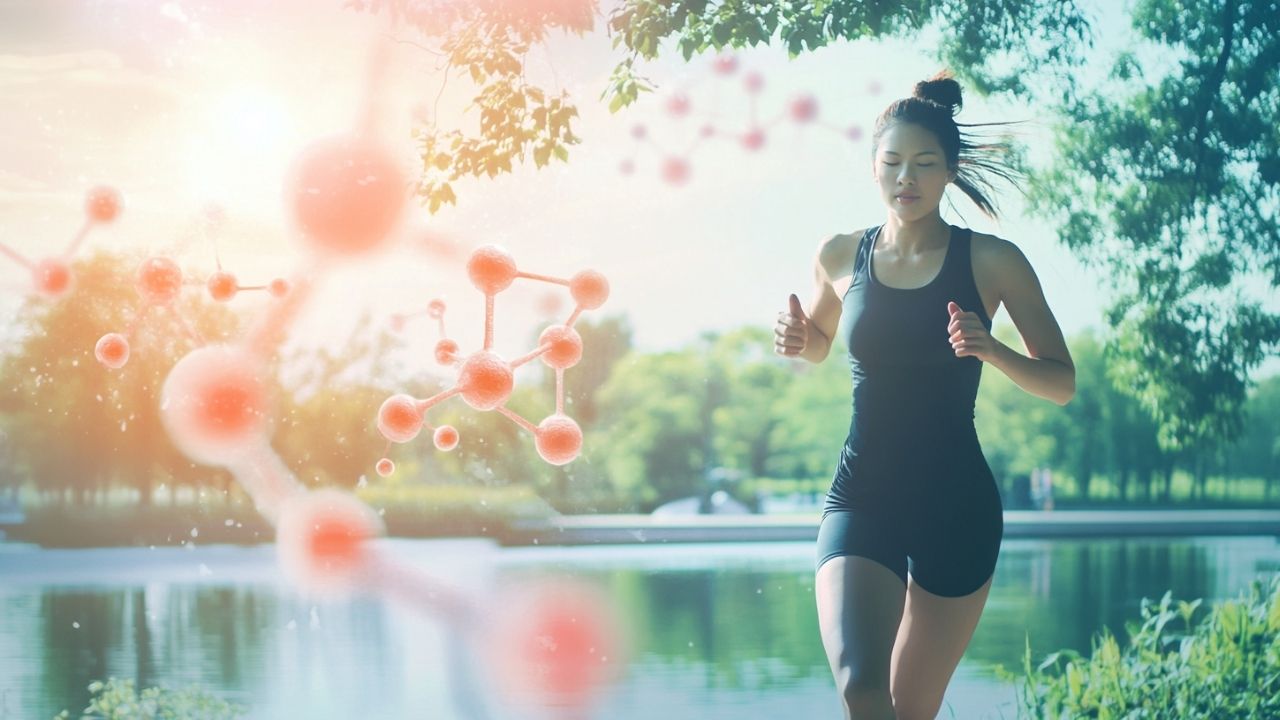 鉄分の働きによって得られる元気や活力をイメージした女性の後ろ姿。鉄分は疲労感の軽減やエネルギー代謝に重要な栄養素