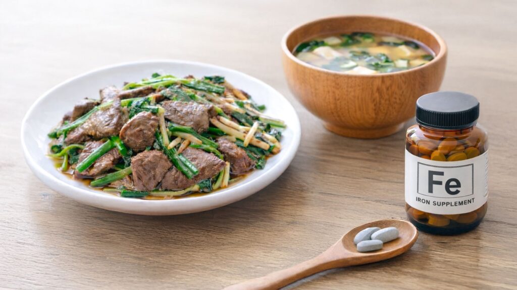 貧血改善のための食事療法と鉄剤サプリメントの活用
