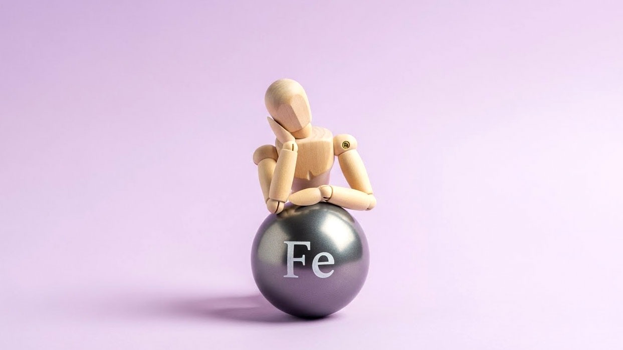 鉄分補給の重要性と貧血の悩みをイメージしたアイキャッチ画像