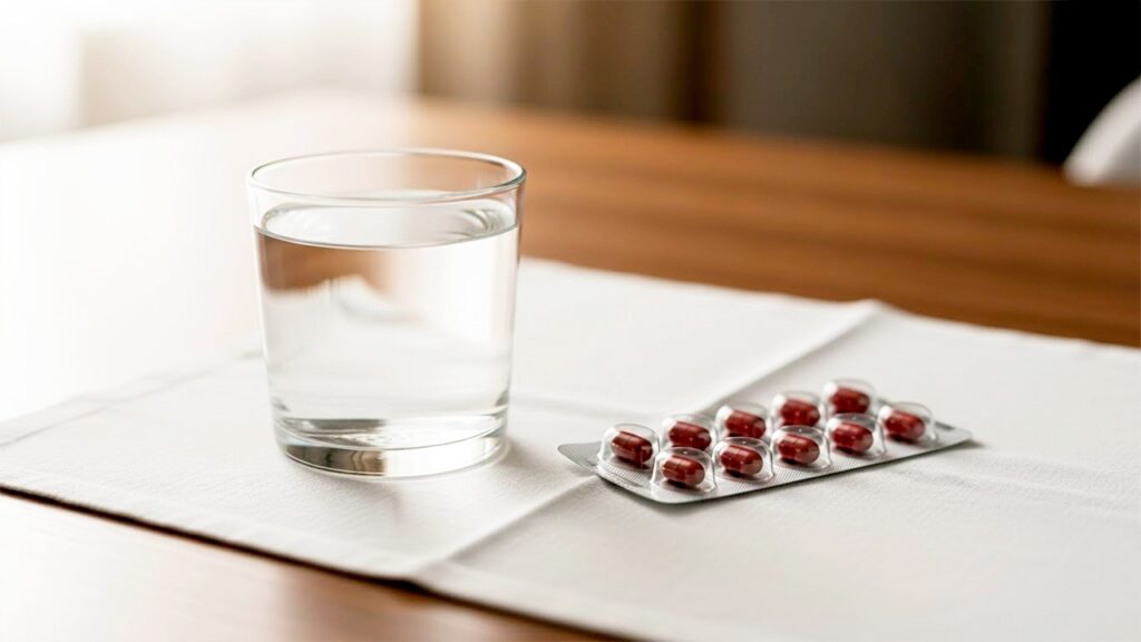 鉄欠乏性貧血の治療薬として処方される鉄剤（内服薬）