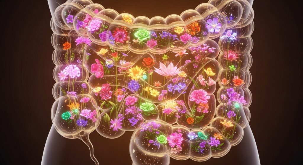 鉄分の吸収を助ける腸内環境と、腸の粘膜を保護する鉄分の関係性の図解